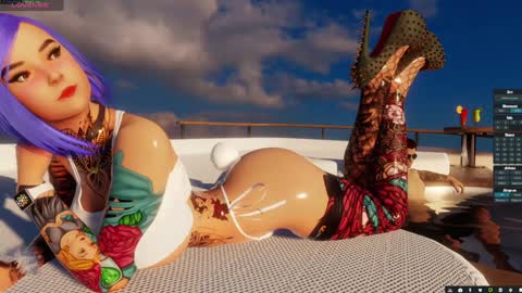 Naugthy Sara online show from 8, 2, 2025