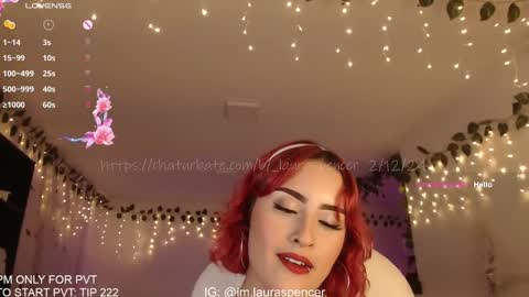 Snapshot of _lauraspencer_ chatting on 3, 12, 2024 Laura online show from 3, 12, 2024