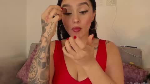 Snapshot of abbey_allen chatting on 21, 2, 2025 Abbey  IG abby allenn  04 December Online at  I will be on vacation dont forget me  See you soon   online show from 21, 2, 2025