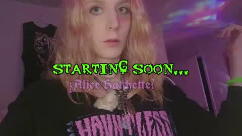 Alice Hatchette online show from 19, 6, 2026