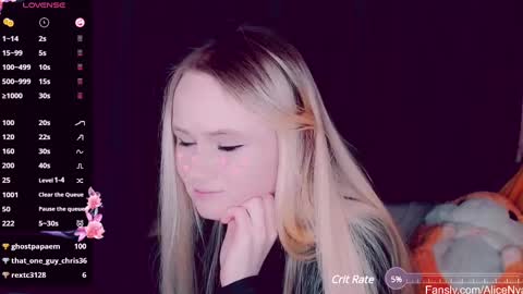 Snapshot of alicenya chatting on 24, 2, 2025 Alice online show from 24, 2, 2025