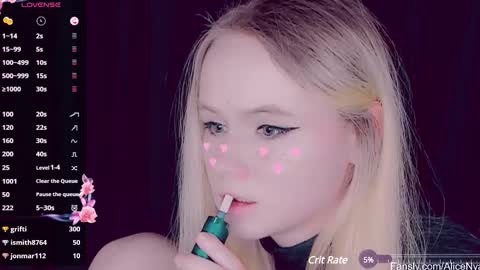 Snapshot of alicenya chatting on 9, 3, 2025 Alice online show from 9, 3, 2025