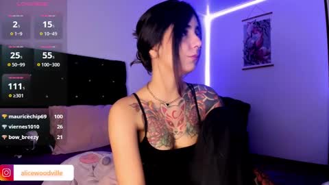 Snapshot of alicewoodville chatting on 9, 12, 2024 Alice online show from 9, 12, 2024