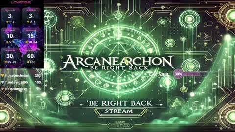 Snapshot of arcanearchon chatting on 23, 1, 2025 Arcane Archon online show from 23, 1, 2025