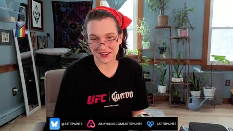Artie Paints online show from 6, 2, 2025