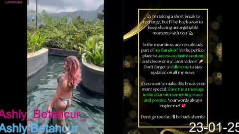Ashly Betancur  online show from 24, 1, 2025