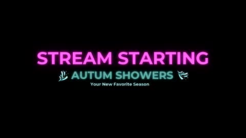 Autum Showers online show from 18, 4, 2026