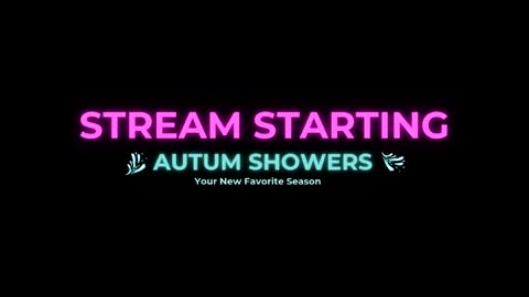 Autum Showers online show from 21, 5, 2026