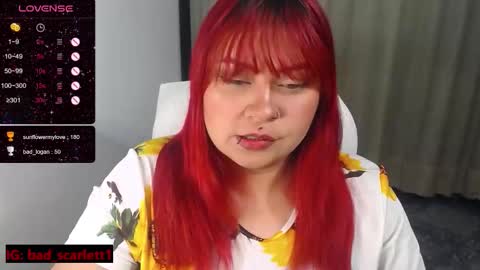 Snapshot of bad_scarlett1 chatting on 1, 2, 2026 Scarlett online show from 1, 2, 2026