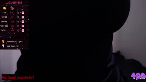 Snapshot of bad_scarlett1 chatting on 1, 3, 2026 Scarlett online show from 1, 3, 2026