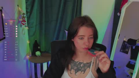 Snapshot of black_kittie_01 chatting on 21, 1, 2025 Black Kittie Wednesday - 1300 - 1900 GMT help me get 100 thumbs up online show from 21, 1, 2025