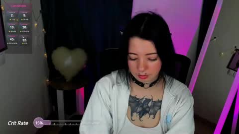 Snapshot of black_kittie_01 chatting on 24, 2, 2025 Black Kittie Wednesday - 1300 - 1900 GMT help me get 100 thumbs up online show from 24, 2, 2025