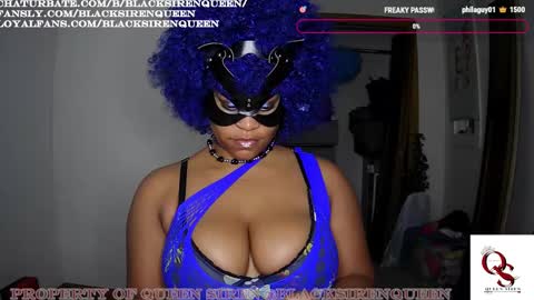 Snapshot of blacksirenqueen chatting on 22, 9, 2025 Queen Siren online show from 22, 9, 2025
