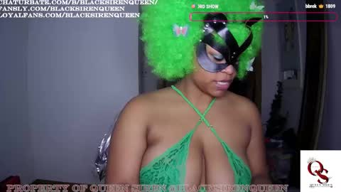 Snapshot of blacksirenqueen chatting on 1, 10, 2025 Queen Siren online show from 1, 10, 2025
