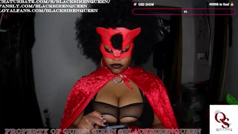 Snapshot of blacksirenqueen chatting on 30, 10, 2025 Queen Siren online show from 30, 10, 2025