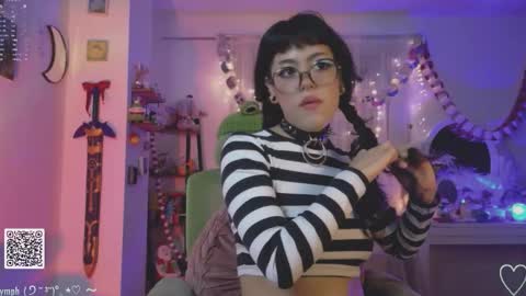 Snapshot of blushing_nymph chatting on 29, 11, 2025 Im Nym Justa nymph on twitter and IG online show from 29, 11, 2025