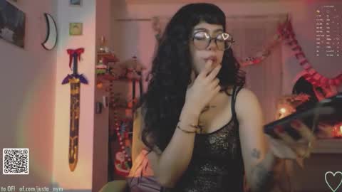 Snapshot of blushing_nymph chatting on 5, 12, 2025 Im Nym Justa nymph on twitter and IG online show from 5, 12, 2025