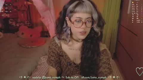 Snapshot of blushing_nymph chatting on 28, 6, 2026 Im Nym Justa nymph on twitter and IG online show from 28, 6, 2026