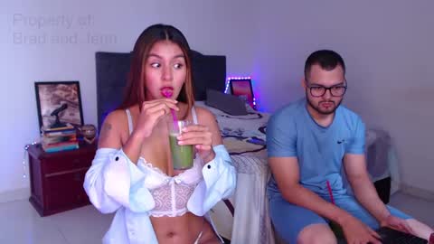 Snapshot of bradandjenn chatting on 21, 2, 2025 Your favorite couple and the best butt on Chatur online show from 21, 2, 2025
