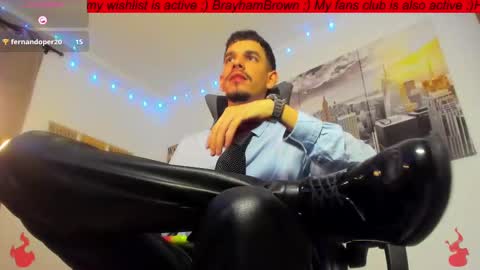 Snapshot of brayhambrown chatting on 16, 9, 2025 brayhambrown online show from 16, 9, 2025