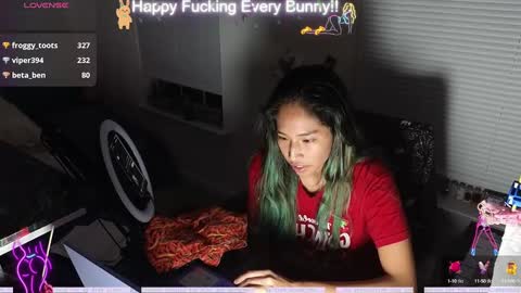 Snapshot of bunnycheekz chatting on 1, 12, 2024 Tokki  bunny  online show from 1, 12, 2024