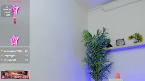 Snapshot of cellesteevans chatting on 8, 1, 2025 Celeste online show from 8, 1, 2025