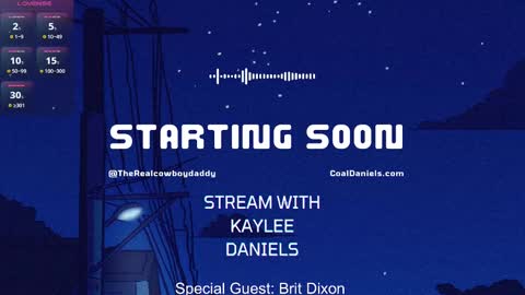 Snapshot of coaldaniels chatting on 23, 2, 2025 Coal Daniels online show from 23, 2, 2025