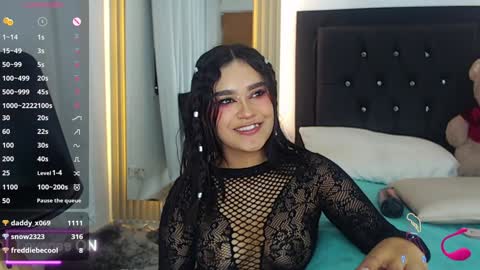 Coraline connected from 10 pm to 6 am Colombia time online show from 5, 12, 2024