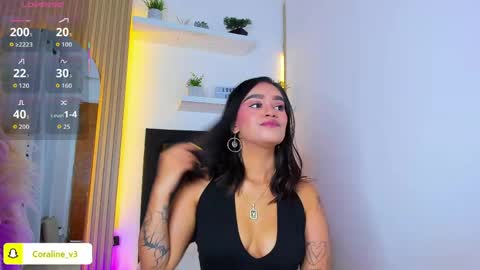 Coraline connected from 10 pm to 6 am Colombia time online show from 9, 5, 2026