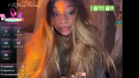 Snapshot of crybabytoken chatting on 21, 12, 2025 crybabytoken online show from 21, 12, 2025