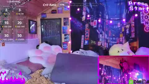 Snapshot of cybernekko chatting on 8, 10, 2025 Neko online show from 8, 10, 2025