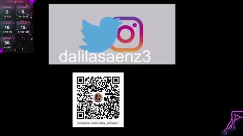Snapshot of dalila_oficials chatting on 2, 12, 2024   online show from 2, 12, 2024