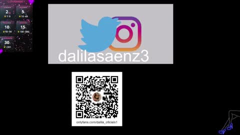 Snapshot of dalila_oficials chatting on 14, 12, 2024   online show from 14, 12, 2024
