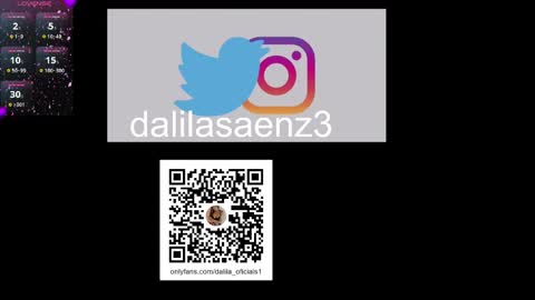 Snapshot of dalila_oficials chatting on 17, 12, 2024   online show from 17, 12, 2024
