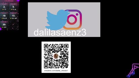 Snapshot of dalila_oficials chatting on 18, 12, 2024   online show from 18, 12, 2024