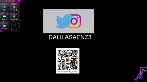 Snapshot of dalila_oficials chatting on 9, 1, 2025   online show from 9, 1, 2025