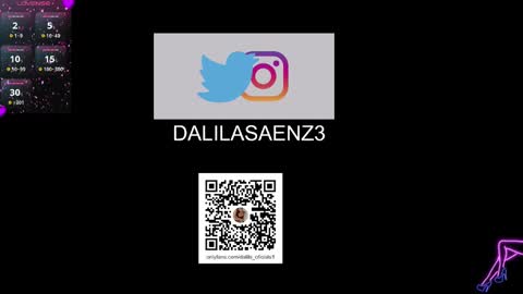 Snapshot of dalila_oficials chatting on 21, 2, 2025   online show from 21, 2, 2025