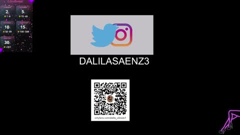 Snapshot of dalila_oficials chatting on 25, 2, 2025   online show from 25, 2, 2025