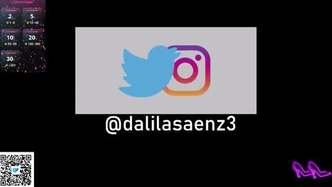 Snapshot of dalila_oficials chatting on 10, 9, 2025   online show from 10, 9, 2025