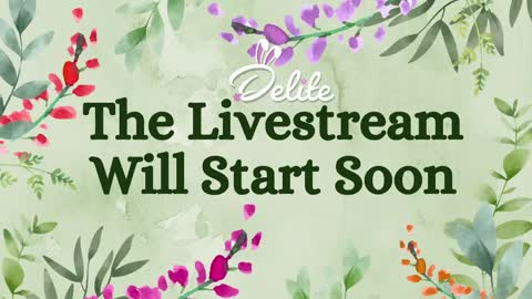 DeLite  Next stream on Wednesday or Thurdsay  online show from 30, 4, 2026