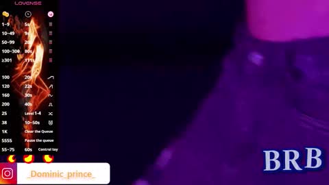 DOMINIC PRINCE   online show from 11, 11, 2025