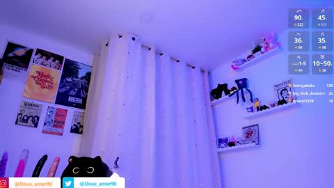 Snapshot of doux_amer chatting on 15, 1, 2025 VickyHelp me to reach 300 thumbs up online show from 15, 1, 2025