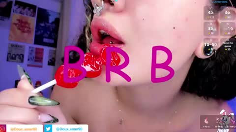 Snapshot of doux_amer chatting on 1, 2, 2025 VickyHelp me to reach 300 thumbs up online show from 1, 2, 2025