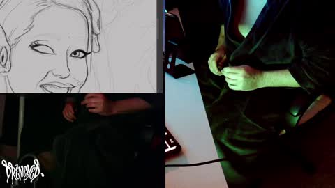 Snapshot of drenchedart chatting on 3, 1, 2025 Drenched online show from 3, 1, 2025