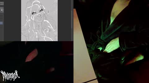 Snapshot of drenchedart chatting on 2, 2, 2025 Drenched online show from 2, 2, 2025