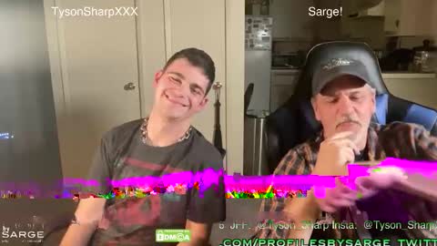 Snapshot of dubkcuf chatting on 16, 2, 2026 Sarge online show from 16, 2, 2026