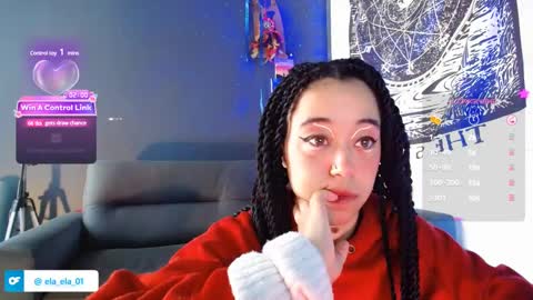 Snapshot of ela_0 chatting on 12, 1, 2025 Ela Help me reach 100 thumbs up online show from 12, 1, 2025