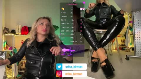 Snapshot of erika_kirman chatting on 11, 1, 2025 Erika online show from 11, 1, 2025