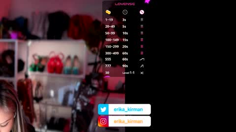 Erika      online show from 6, 2, 2026