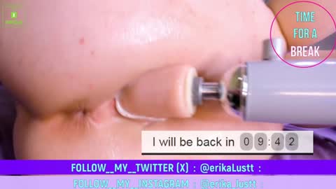 Snapshot of erikalustx chatting on 4, 3, 2025 Erika online show from 4, 3, 2025
